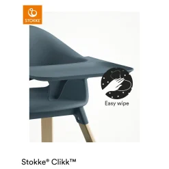 Chaises Hautes Évolutives*Stokke® Clikk™ chaise haute de Fjord Blue