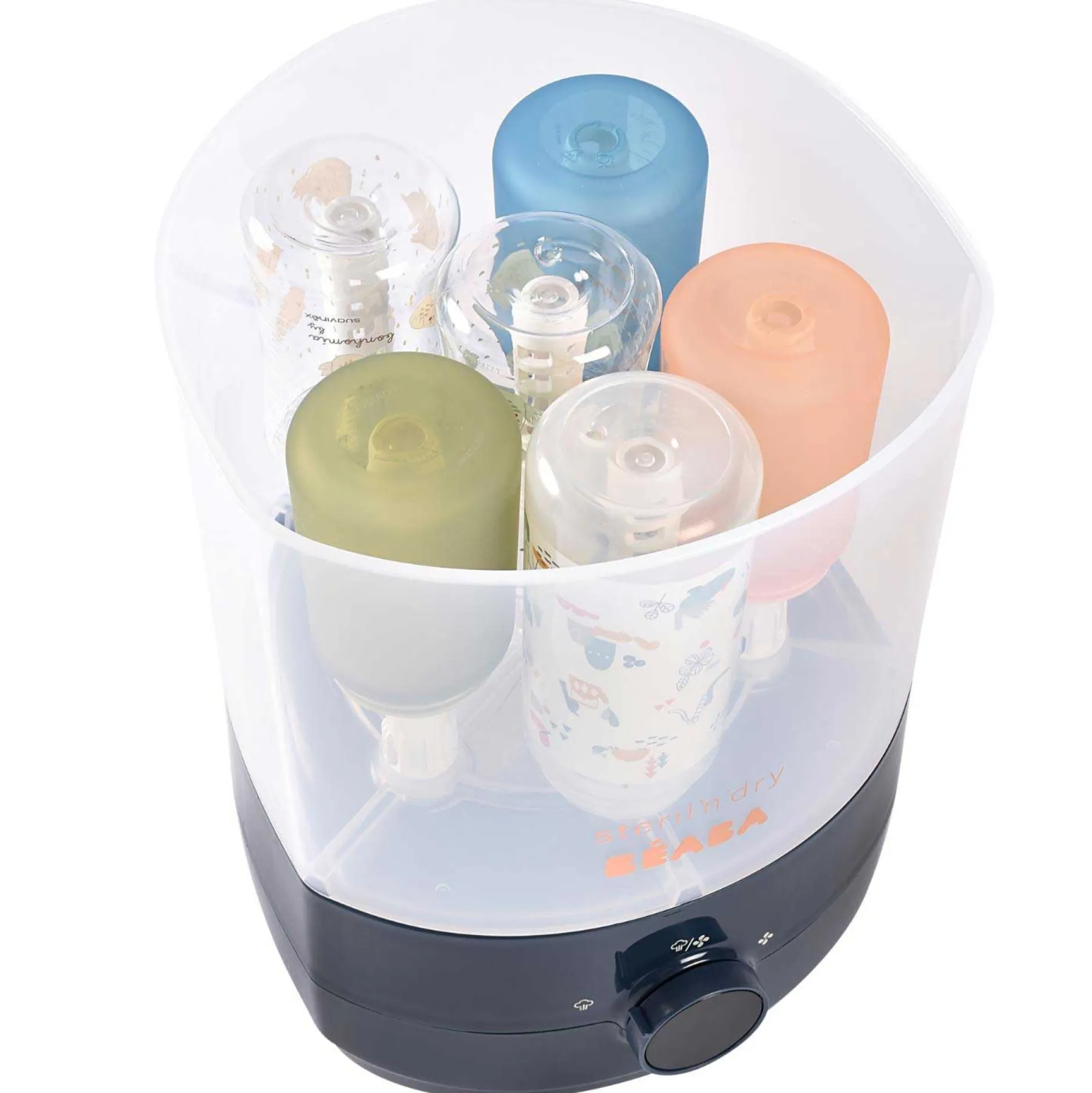 Stérilisateurs*Béaba Stérilisateur séchant 2 en 1 Steril n dry de Night Blue