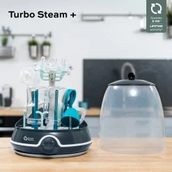 Stérilisateurs*Babymoov Stérilisateur Turbo Steam (+) 2-en-1 de