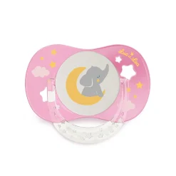 Sucettes*Luc et Léa Sucette Anatomique nuit phosphoréscente 0-6 mois de Elephant Rose