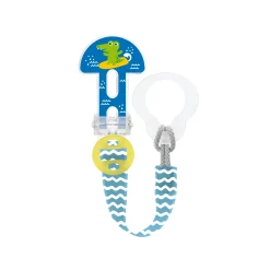 Attaches Sucettes|Sucettes*Mam Sucette 6m+ silicone + attache sucette de Aléatoire