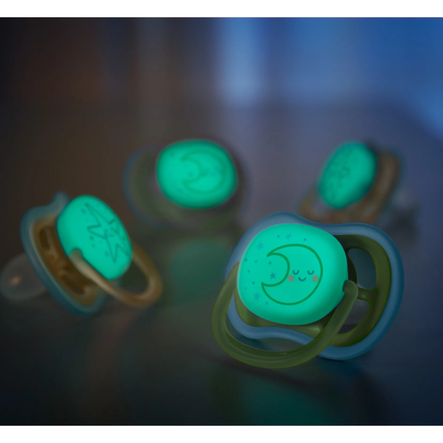 Sucettes*Philips AVENT Sucette Nuit Ultra air 18 mois + de Gris