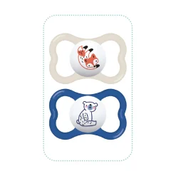 Sucettes*Mam Sucette supreme x2 6 m+ silicone + boîte de Aléatoire