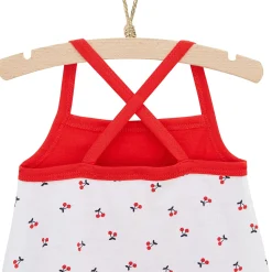 Bodies*P'tit bisou Summer Bodies Body robe Cherry de Blanc/Rouge