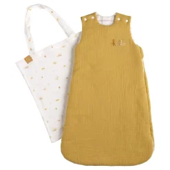 Gigoteuses & Nids D'Ange*Sauthon Baby Déco Sunlight Gigoteuse Ouatinée 0-6 mois de Jaune