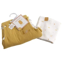 Gigoteuses & Nids D'Ange*Sauthon Baby Déco Sunlight Gigoteuse Ouatinée 0-6 mois de Jaune