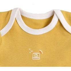 Bodies|Bodies*Sauthon Baby Déco Sunlight Lot de 3 bodies manches courtes 6 mois de