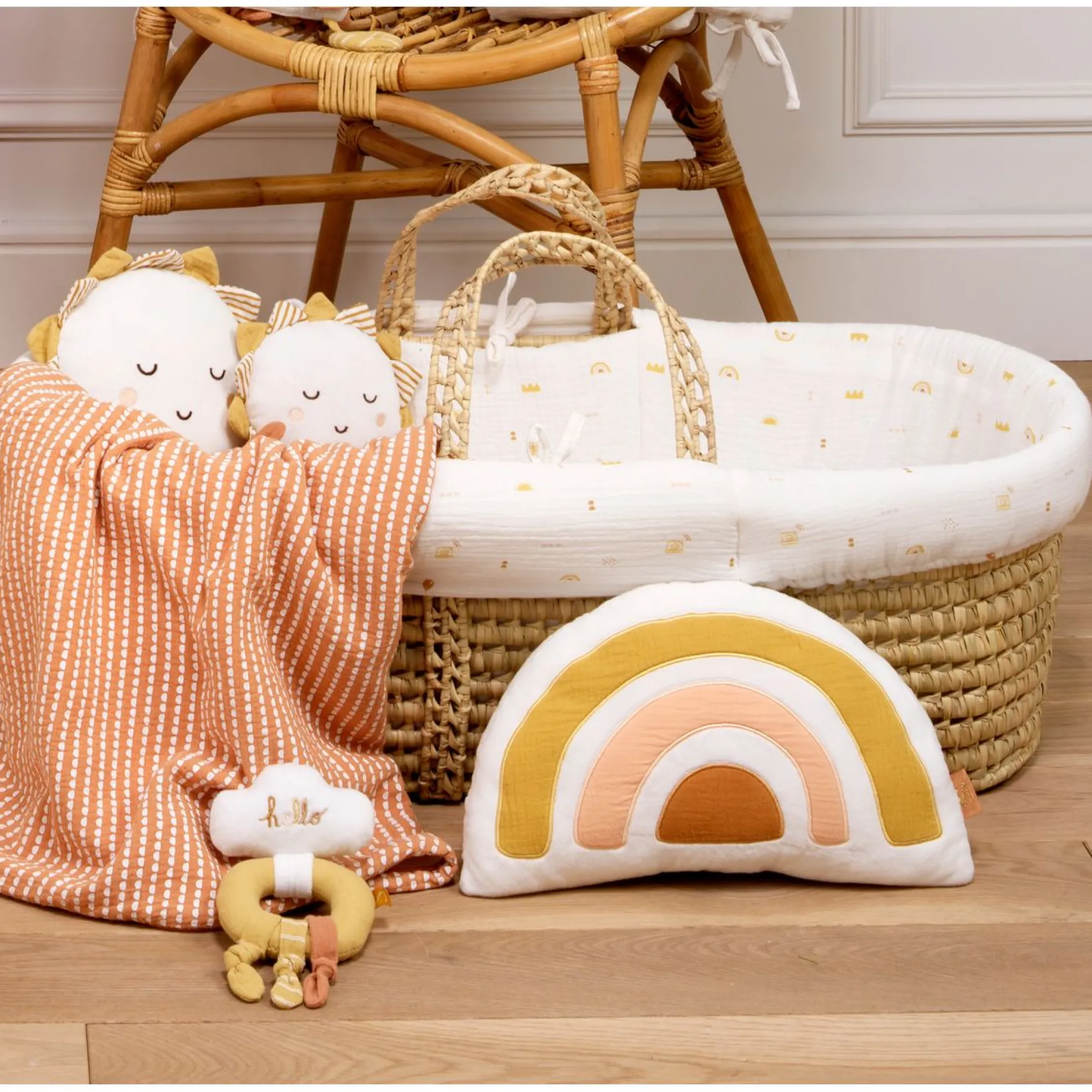Peluches Musicales*Sauthon Baby Déco Sunlight Mini Musical de
