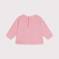 Gilets, Pulls, Cardigans*Petit Bateau Sweat bébé en coton uni de Rose Charme