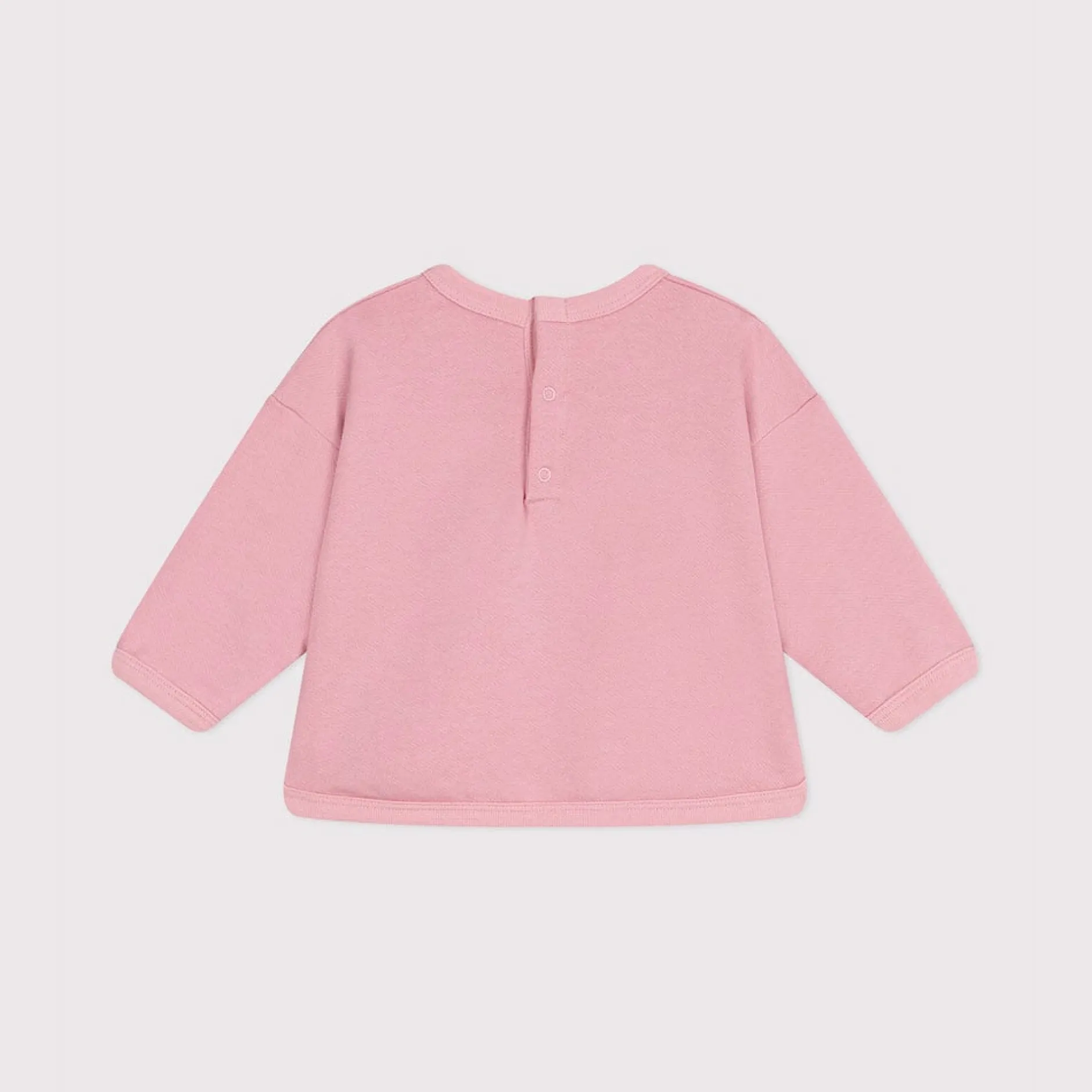 Gilets, Pulls, Cardigans*Petit Bateau Sweat bébé en coton uni de Rose Charme