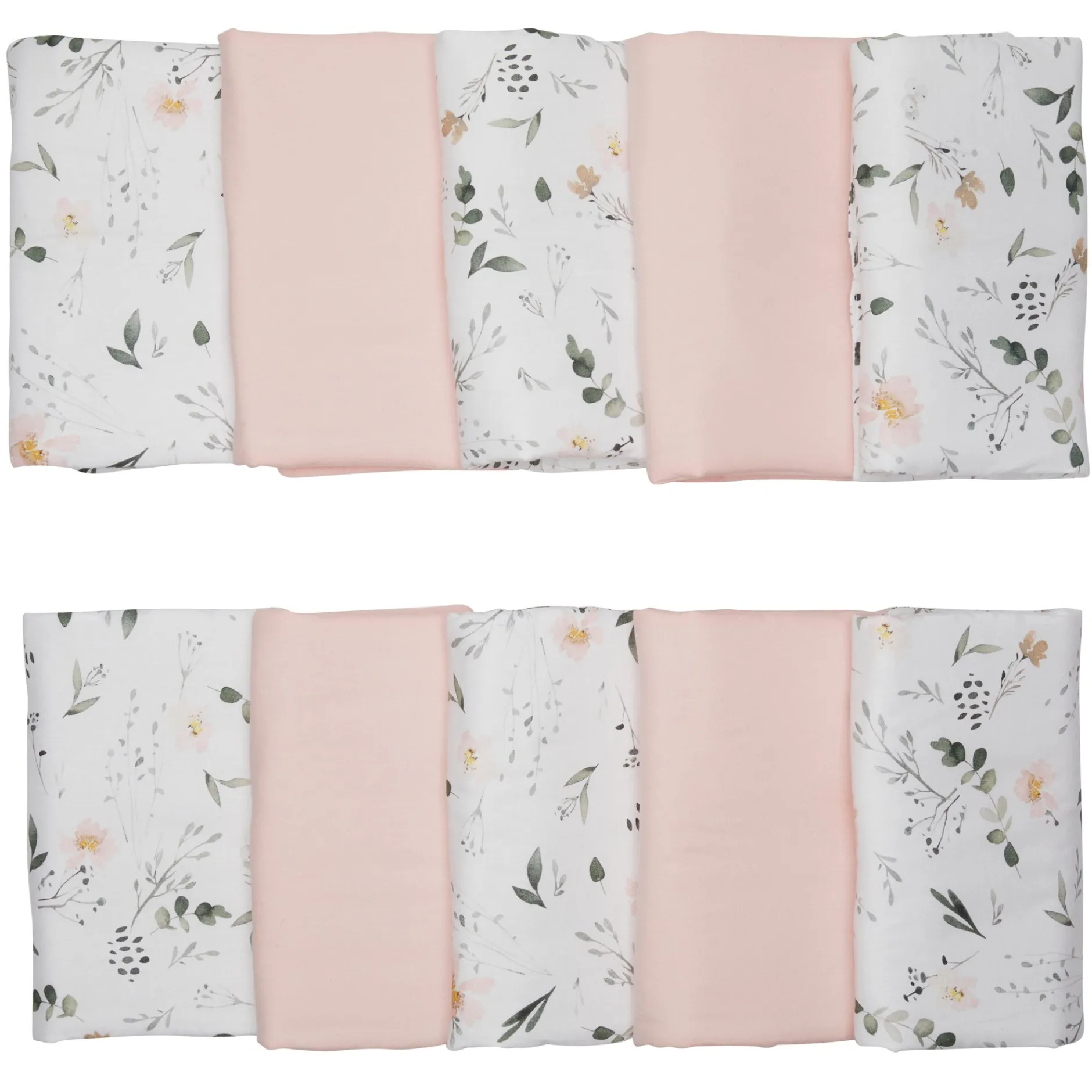 Tours De Lit*BB&Co Sweet Garden Tour de lit modulable & respirant de Imprimé botanique blush