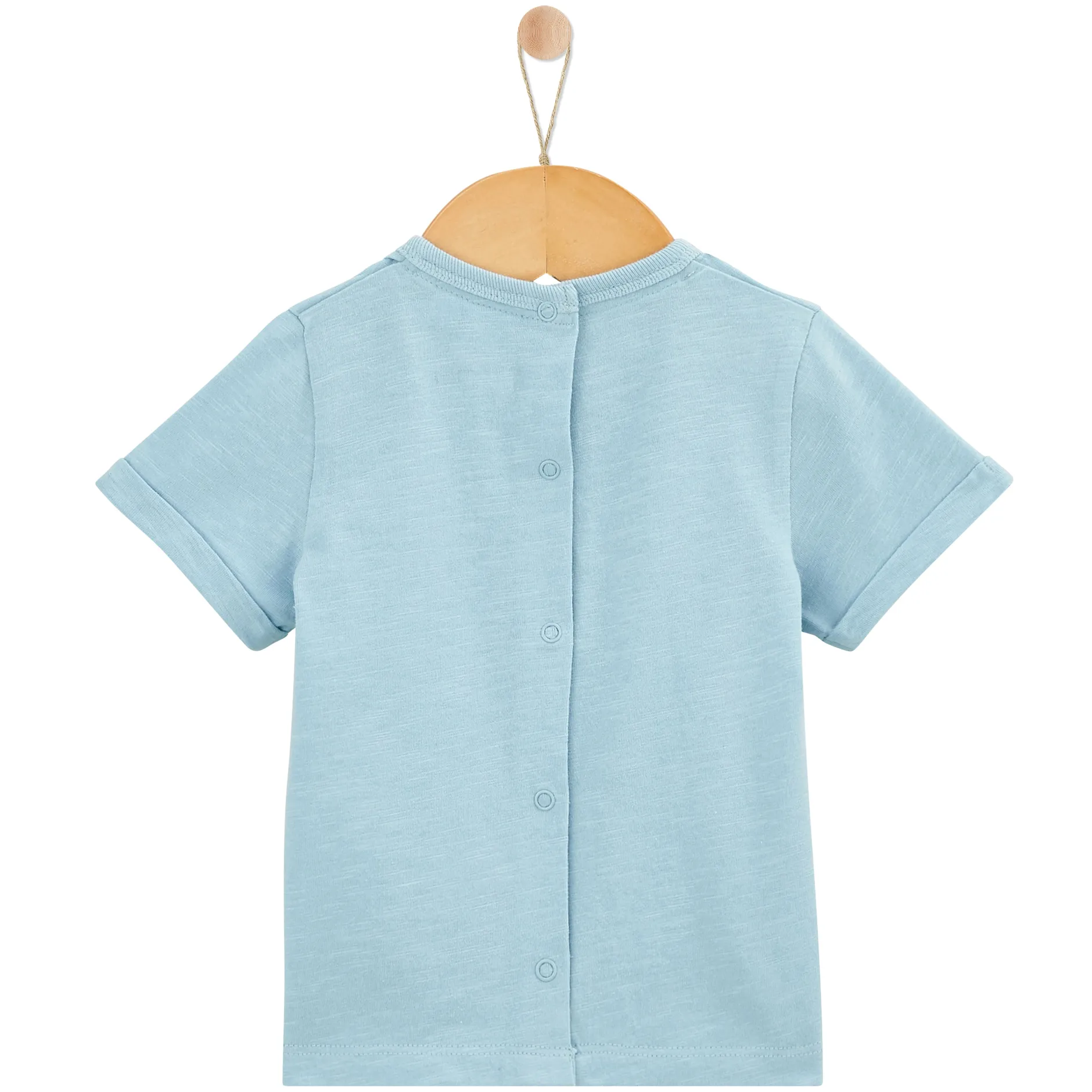 T-Shirts, Polos, Chemises*P'tit bisou Sweet Summer Tee-shirt manches courtes 3 mois de bleu ciel