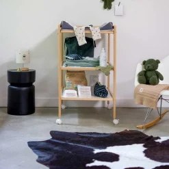 Tables À Langer|Tables À Langer*Formula Baby Table à langer deux étagères de Hêtre