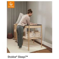 Tables À Langer|Tables À Langer*Stokke® Table à langer Sleepi™ de Naturel