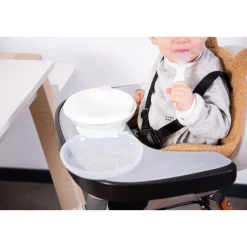 Autres Accessoires Pour Chaise Haute*Childhome Tablette Evolu + napperon de Noir