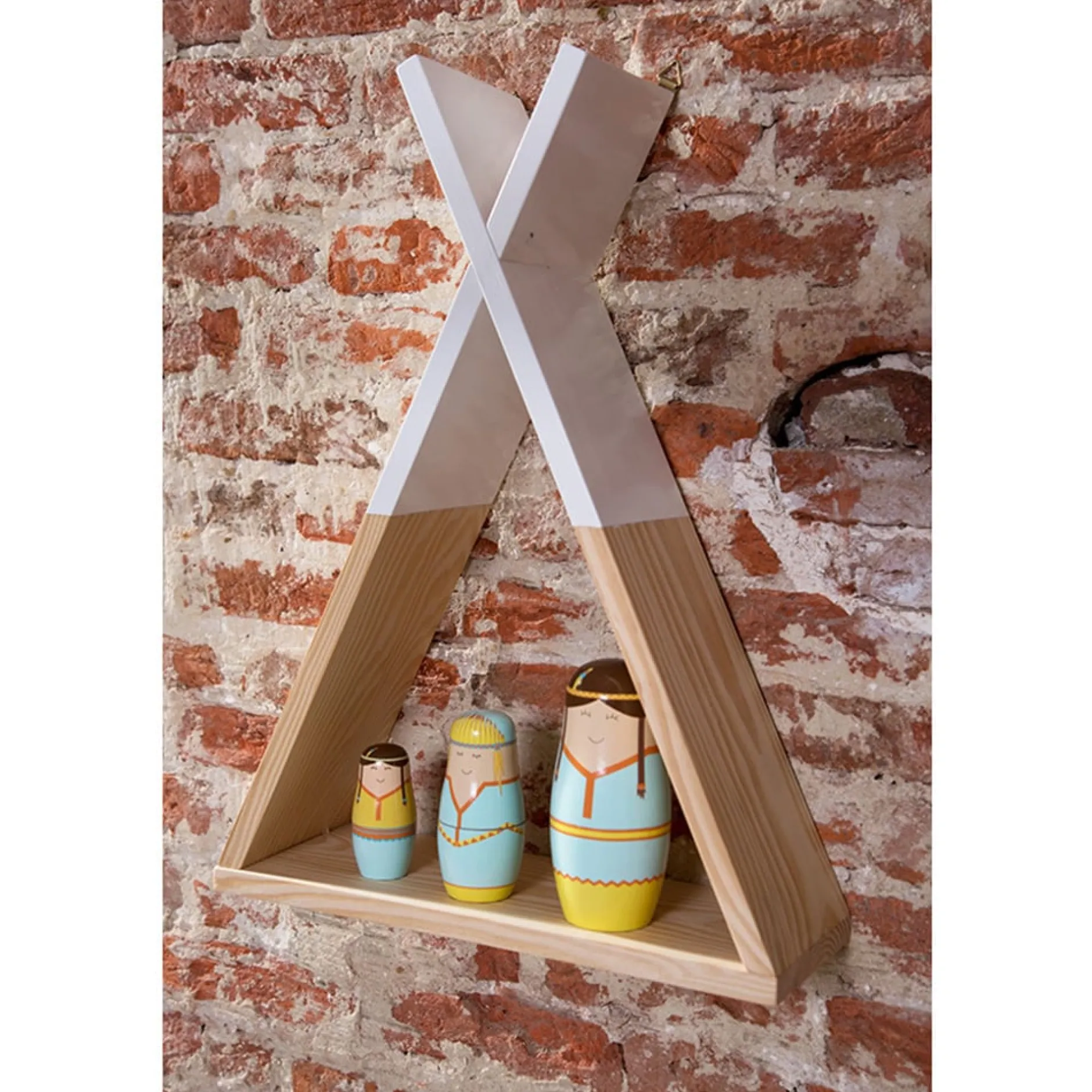 Autres Mobiliers*Atmosphera Étagère tipi de Blanc