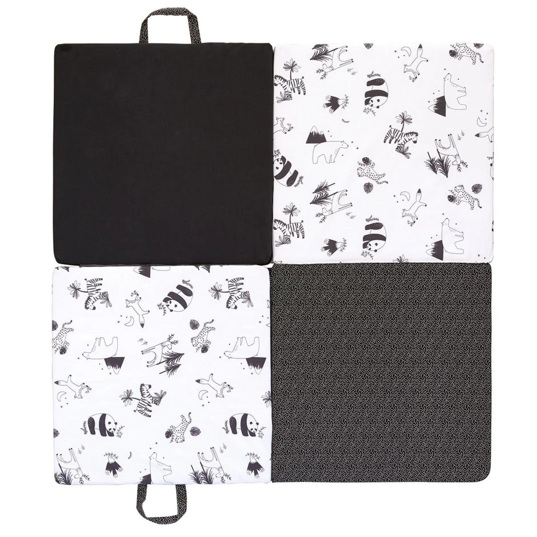 Tapis D'Éveil*Candide Tapis de motricité de Noir & Blanc