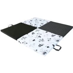 Tapis D'Éveil*Candide Tapis de motricité de Noir & Blanc