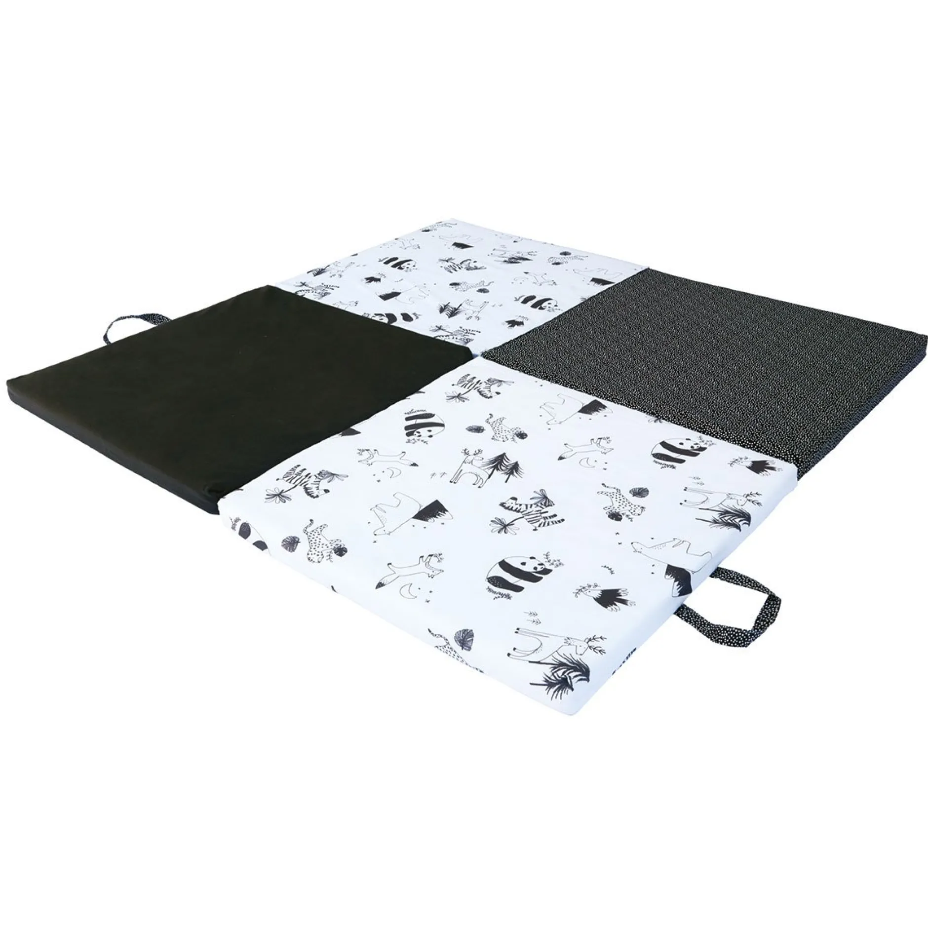 Tapis D'Éveil*Candide Tapis de motricité de Noir & Blanc