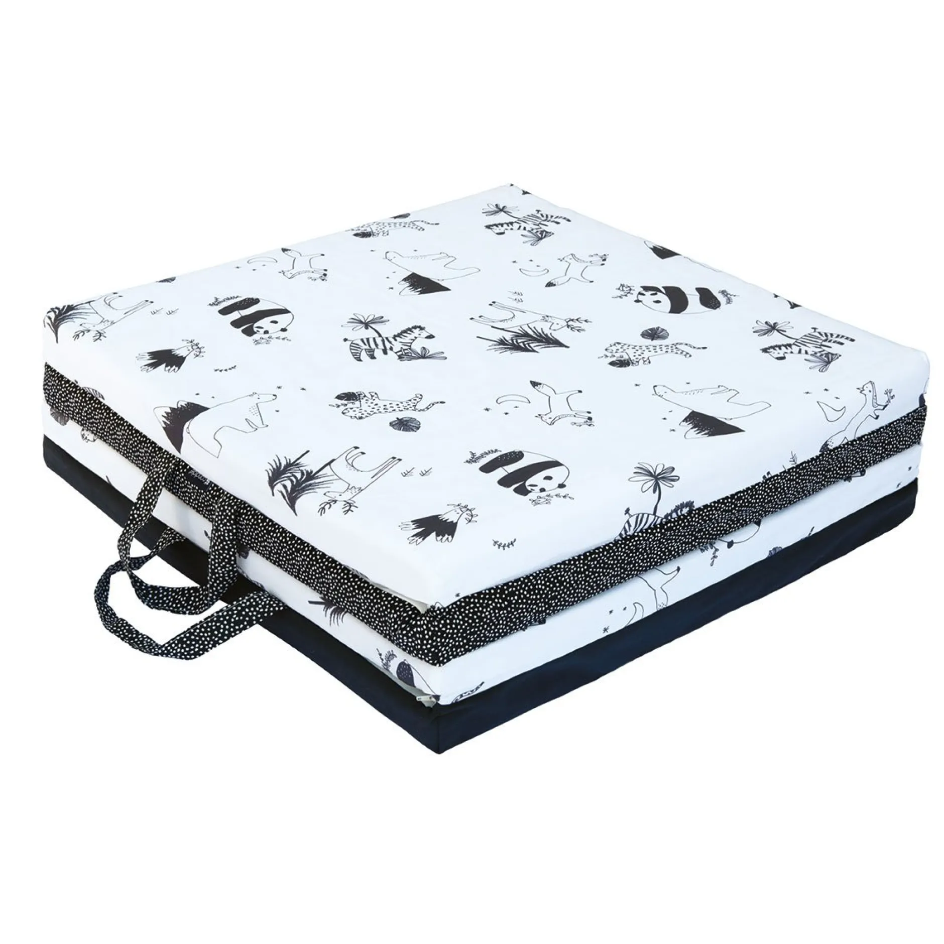 Tapis D'Éveil*Candide Tapis de motricité de Noir & Blanc