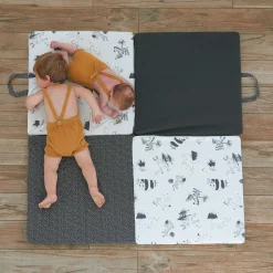 Tapis D'Éveil*Candide Tapis de motricité de Noir & Blanc