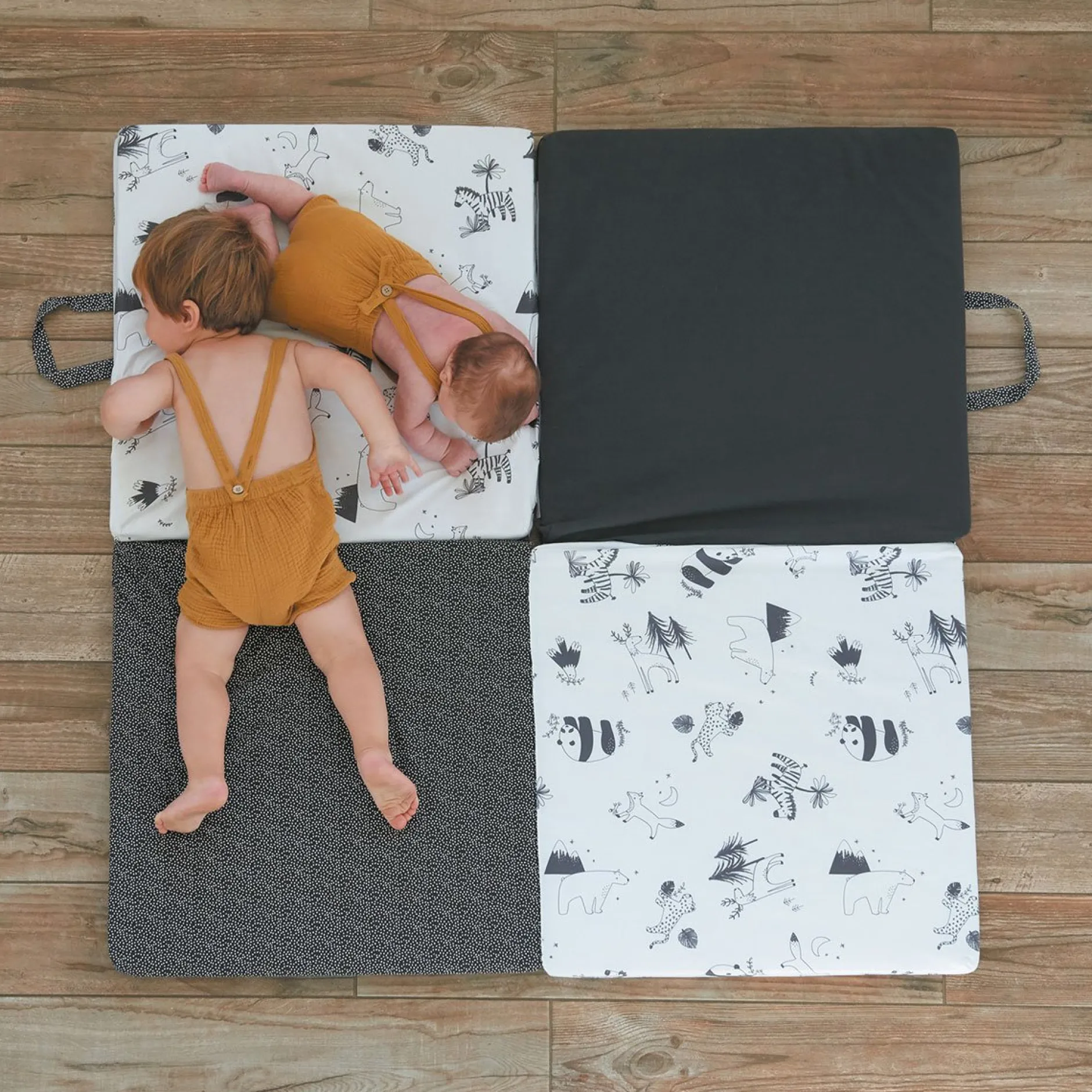 Tapis D'Éveil*Candide Tapis de motricité de Noir & Blanc