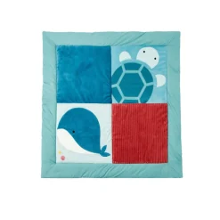 Tapis D'Éveil*Little Big Friends Tapis de parc réversible de Océan