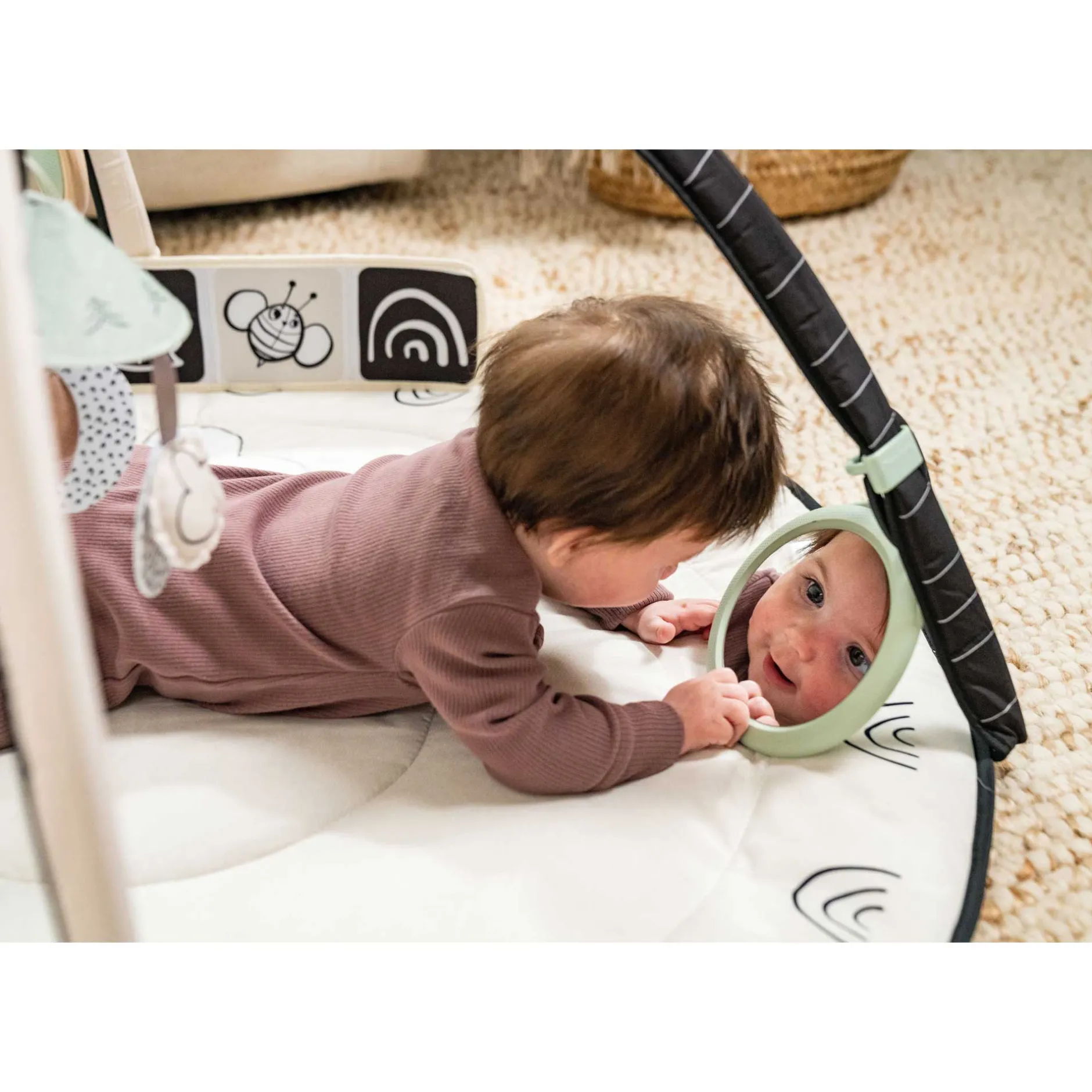 Tapis D'Éveil*Tiny Love Tapis d'éveil Gymini de Black & White