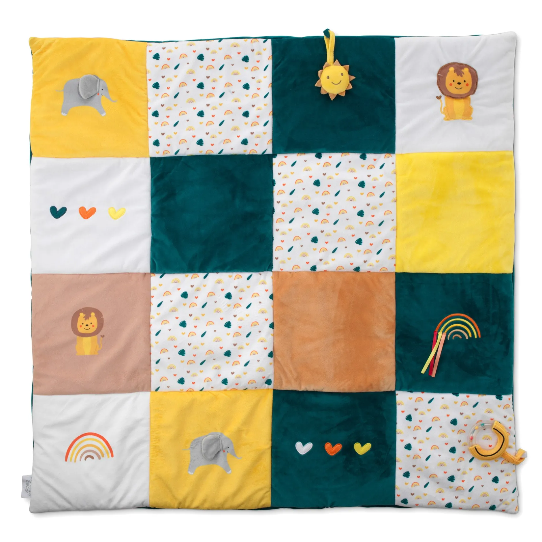 Tapis D'Éveil*Formula Baby Tapis d'éveil XL Safari 100 x 100 cm de
