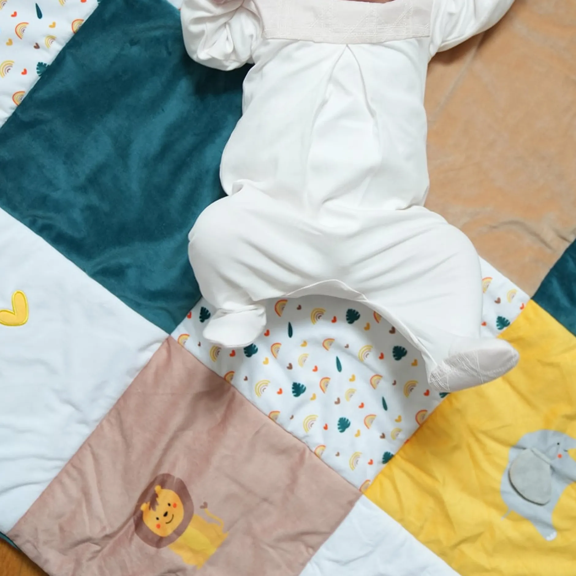 Tapis D'Éveil*Formula Baby Tapis d'éveil XL Safari 100 x 100 cm de