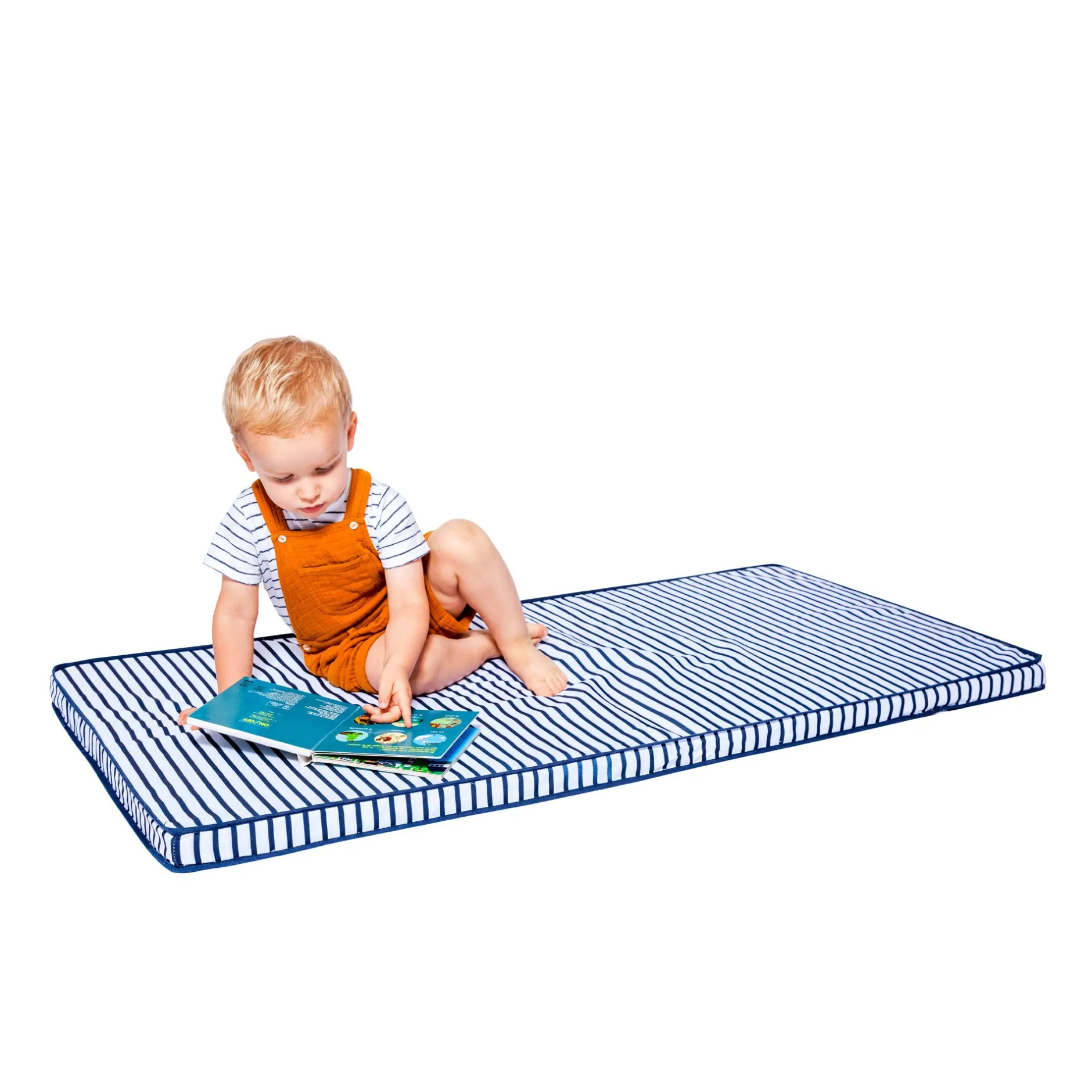 Tapis D'Éveil|Matelas De Voyage*Babytolove Tapis/Matelas de sol de Blue Stripes