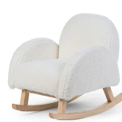 Autres Mobiliers|Fauteuils*Childhome Teddy Chaise à Bascule pour enfant de Ecru naturel