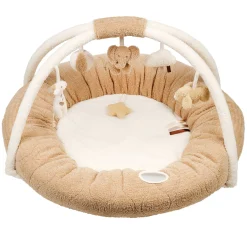 Tapis D'Éveil*Nattou Teddy Tapis pouf d'évéil avec arches de Caramel