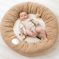 Tapis D'Éveil*Nattou Teddy Tapis pouf d'évéil avec arches de Caramel