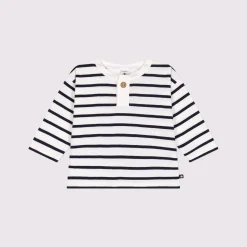 T-Shirts, Blouses, Chemises|T-Shirts, Polos, Chemises*Petit Bateau Tee-shirt à manches longues en coton de Smoking