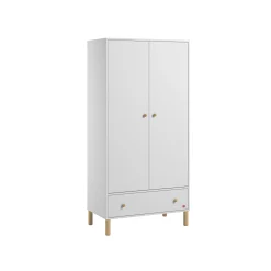 Armoires 2 Portes*Vox Tela Armoire 2 portes de Blanc/Bois