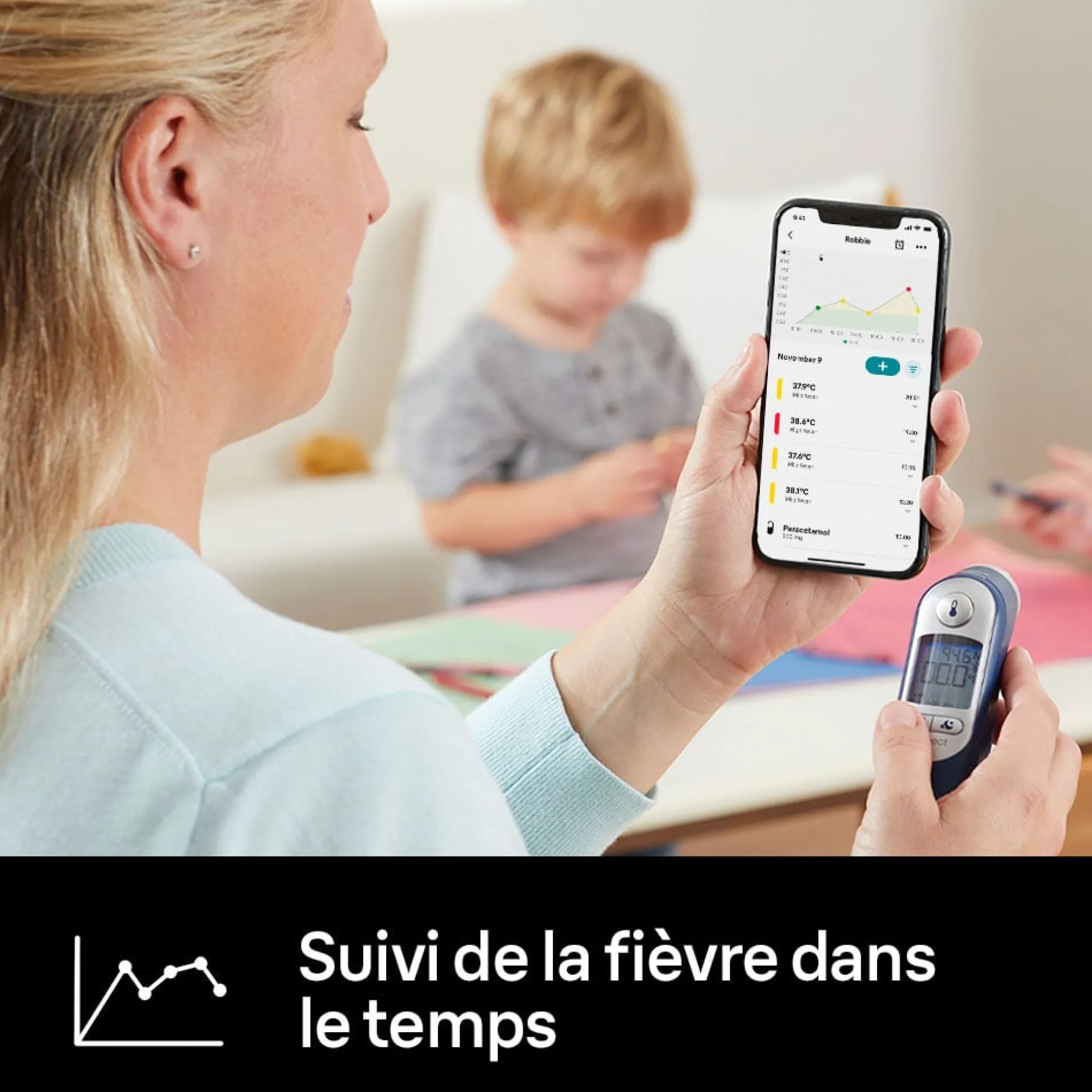 Thermomètres*Braun Thermomètre auriculaire ThermoScan® 7+ connect de