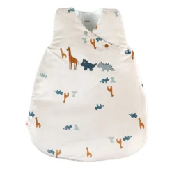 Gigoteuses & Nids D'Ange*Noukies Tiga, Stegi & Ops Gigoteuse imprimée en Veloudoux 50 cm de Beige