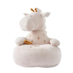 Fauteuils*Noukies Tiga, Stegi & Ops Sofa en veloudoux Tiga de Beige/ocre