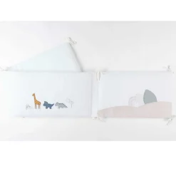 Tours De Lit*Noukies Tiga, Stegi & Ops Tour de lit Veloudoux de Écru