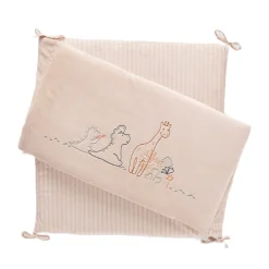 Tours De Lit*Noukies Tiga, Stegi & Ops Tour de lit Veloudoux de Beige