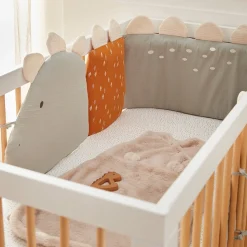 Tours De Lit*Noukies Tiga, Stegi & Ops Tour de lit et Protège Barreaux Stegi de Vert Pâle