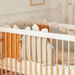 Tours De Lit*Noukies Tiga, Stegi & Ops Tour de lit et Protège Barreaux Stegi de Vert Pâle