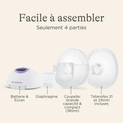 Tire-Lait*Lansinoh Tire-lait mains libres de Simple