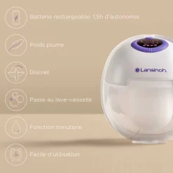 Tire-Lait*Lansinoh Tire-lait mains libres de Simple