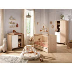 Armoires 2 Portes*Sauthon Baby's Sweet Home Tokyo Armoire de Chêne Suave Blanc