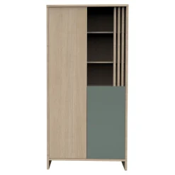 Armoires 2 Portes*Sauthon Baby's Sweet Home Tokyo Armoire de Chêne Suave Sauge
