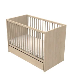Tiroirs De Lit*Sauthon Baby's Sweet Home Tokyo Tiroir de lit 60 x 120 cm de Chêne Suave
