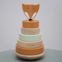 Jouets En Bois|Jeux De Formes*Trixie Tour à empiler en bois de Mr. Fox