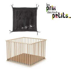 Parcs|Parcs* Tout l'équipement pour l'éveil de votre bébé à petit prix : parc en bois + tapis de Formula Baby